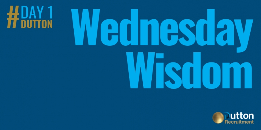 Wednesday Wisdom #Day1Dutton